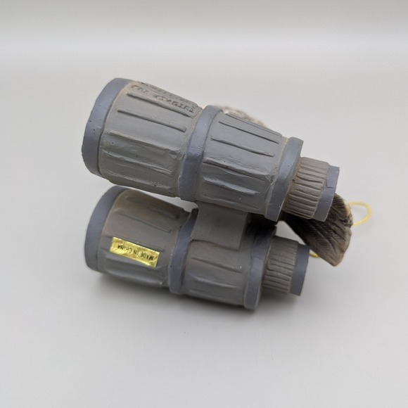 Vintage Otagiri Bird Watching Ceramic Chickadee Figurine Binoculars With Box - Picture 7 of 9